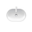 Duravit D-Neo vasque à poser 60x40x12.5cm sans trou de robinetterie céramique Blanc SW640581
