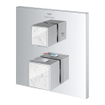 Grohe Grohtherm cube afdekset thermostaat m/omstel white attica SW960283