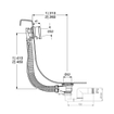 Luxe badafvoer/vulcombinatie wit mat SW378274