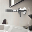 Hansgrohe Finoris afdekset wastafelkraan 165mm met plug chroom SW651287