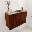 Mondiaz JOYA-DLUX 60cm meuble de salle de bains - couleur Ruby - Vasque FAYE position Droite 1 trou de robinet couleur Oza. SW1425498