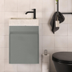 Differnz Hurra Meuble lave-mains - 39,5x52x21,5cm - vert SW1236923