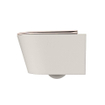 MONDIAZ LAVIE WC suspendu - 36x53cm - sans bride - Rosee (rose) - softclose - quick-release - abattant WC - Linen (offwhite) SW1208688
