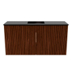 Mondiaz JOYA 80cm meuble de toilette - couleur Ruby - Lavabo FAYE position Milieu Sans trou de robinet couleur Urban. SW1421832