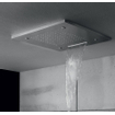 Hotbath Mate douche de tête encastrée carrée 50x50cm avec cascade et spray nickel brossé SW22818