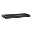 Saniclass Black Spirit lavabo pour meuble 119.6cm 1 lavabo(s) 2 trou(s) pierre naturelle noir SW6643