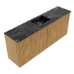 Mondiaz JOYA-DLUX 100cm toiletmeubel - kleur Oak - Wastafel FAYE positie Midden 1 kraangat kleur Lava. SW1422080