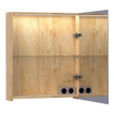 BRAUER Dual spiegelkast 60x70x15cm met 1 rechtsdraaiende spiegeldeur MFC Nomad SW371742