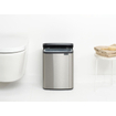 Brabantia Bo Poubelle - 12 litres - seau intérieur en plastique - acier mat anti-traces de doigts SW1026548