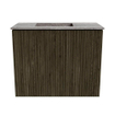 Mondiaz JOYA-DLUX 50cm meuble de salle de bains - couleur Shadow - Vasque FAYE position Gauche 1 trou de robinet couleur Oza. SW1425015