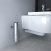 Clou Flat toiletborstelgarnituur 8x35cm wandmodel chroom SW9751