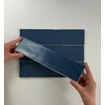 SAMPLE Terravito Pavero wandtegel - 7.5x30cm - Rechthoek - 8.6mm - Marine mat SW736205
