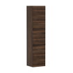 Hansgrohe Xelu Q Hoge Kast - 165x40x35cm - 2 deuren - greep mat zwart - softclose - scharnier rechts - dark walnut SW995257