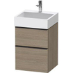 Duravit D-neo Meuble sous vasque 48.4x44.2x62.5cm 2 tiroirs Chêne (terra) mat SW640960