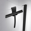 Sealskin inc. douche à l'italienne type a3 100x200cm avec panier de douche verre de sécurité transparent de 8mm avec revêtement anti-calcaire noir mat SW795469