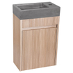 Differnz Hura Lave-mains - 40x22x9cm - béton - gris SW1236901