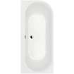Villeroy & Boch Oberon 2.1 Baignoire adossée pour installation d'angle gauche - 1800 x 800 mm - blanc alpin brillant (blanc) SW957888
