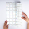 La Mosaic Factory Amsterdam carreau mosaïque - 32,2x32,2cm - carrelage mural et de sol - Carré - Verre Blanc Off brillant SW62151