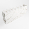Mondiaz FOWY fonteinonderkast - 120x22x50cm - 2 deuren - push to open - softclose - Carrara SW1016930