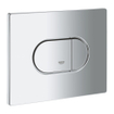 QeramiQ Dely Pack WC - réservoir encastrable Grohe - plaque de commande chrome - cuvette - abattant - blanc brillant SW1209512