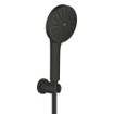 Grohe Vitalio Joy Ensemble de bain - 175cm douchette à main - 3 types de jets - mitigeur thermostatique - noir mat SW1576524