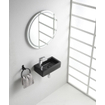 Wiesbaden Rhea M lavabo mural gauche 40 x 22 x 11 cm céramique noir mat SW1172803