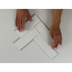 Terravito Nocino wandtegel - 6x18.6cm - White glans (wit) SW1159383