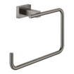 GROHE Essentials Cube handdoekring brushed hard graphite SW444144