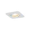 QAZQA Alberto Inbouwspot set - 1 spot - 9x11.2cm - inclusief dimbare led lamp - IP44 - Vierkant - Wit SW1477248