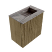 Mondiaz JOYA-DLUX 40cm meuble de toilette - couleur Dusk - Vasque FAYE position Droite Sans trou de robinet couleur Sombra. SW1426119