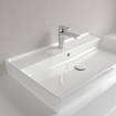 Villeroy & Boch Collaro lavabo pour meuble - dessous rectifié 80x47cm - avec trop-plein 1 trou de robinet blanc SW358317