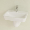 Villeroy & Boch O.novo lave-mains 50x37cm - avec 1 trou de robinet avec trop-plein blanc SW448483
