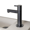 Differnz Jukon Set lave-mains 38.5x18.5x9cm béton avec robinet, bonde et siphon noir SW205843
