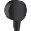 Hansgrohe Ecostat S Ensemble de douche - partie encastrable - thermostatique - douchette à main - flexible - pomme de douche - bras de douche - coude mural - noir mat SW1208478