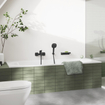 GROHE Vitalio Universal Handdouche - houder - mat zwart SW924660