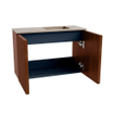 Mondiaz JOYA-DLUX 60cm meuble de salle de bains - couleur Ruby - Vasque FAYE position Droite 1 trou de robinet couleur Arena. SW1425256