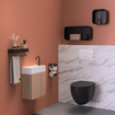 Sealskin Brix Porte-papier toilette 11.6x12.5x25.5cm métal noir SW196164
