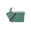 Brabantia Sort & Go Afvalemmer - 20 liter - stapelbaar - hengsel - fir green SW1117379