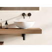 Looox sink collection opzet waskom rond diameter 40cm matt white SW788178