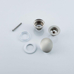 Fugaflow Efficiente Pietra Ensemble lave-mains - 40x21.5x12cm - droite - lisse - demi-ronde - 1 trou de robinet - céramique - robinet d'eau froide acier inoxydable brossé - bouchon de vidage - siphon abaissé - blanc brillant SW1442348