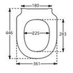 Villeroy & Boch Subway 3.0 closetzitting - ovaal met qr en sc wit alp. antibac SW1387339