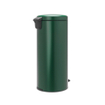 Brabantia NewIcon Poubelle à pédale - 30 litres - seau intérieur en plastique - pine green SW1117490