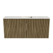 Mondiaz JOYA-DLUX 90cm meuble de salle de bains - couleur Dusk - Vasque FAYE position Milieu 1 trou de robinet couleur Ostra. SW1423416
