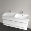 Villeroy & Boch Avento Lavabo double pour meuble 120x47cm 2 trous de robinet avec trop-plein Ceramic+ blanc SW209498