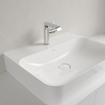 Villeroy & Boch Finion lavabo - dessous meulé 1 trou de robinet 60x47cm - ceramic+ avec trop-plein dissimulé blanc SW106476