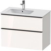 Duravit D-neo Meuble sous vasque 81x46.2x62.5cm 1 tiroir Blanc haute brillance SW641111