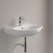 Villeroy & Boch O.novo Wastafel - 60x46x18cm - glans wit Alpin (wit) - met overloop SW878452