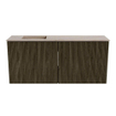 Mondiaz JOYA-DLUX 90cm meuble de salle de bains - couleur Shadow - Vasque FAYE position Gauche 1 trou de robinet couleur Saba. SW1425117
