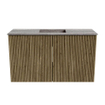 Mondiaz JOYA-DLUX Meuble de toilette 70cm - couleur Dusk - Vasque FAYE position Milieu Sans trou de robinet couleur Oza SW1425975