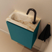 MONDIAZ TURE-DLUX Meuble toilette - 40cm - Smag - EDEN - vasque Frappe - position gauche - 1 trou de robinet SW1103016